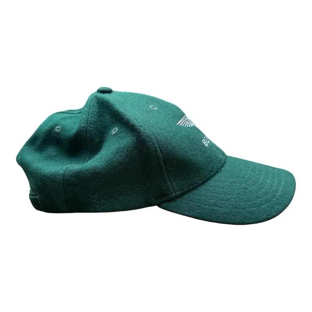 VTG Bentley Motors Green Wool Baseball Cap Hat Adjustable Strapback OSFA Rare